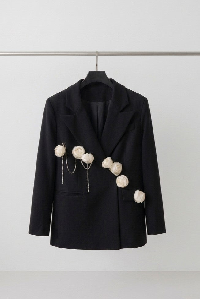 Handmade floral Blazer
